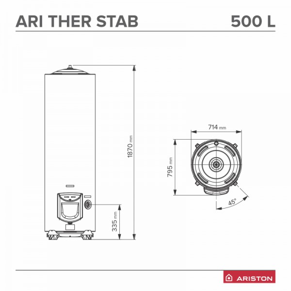 Boiler electric Ariston TI STI 500 EU2