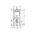 Rama incastrata DUOFIX DELTA 100 seria GEBERIT 111.153.00.1