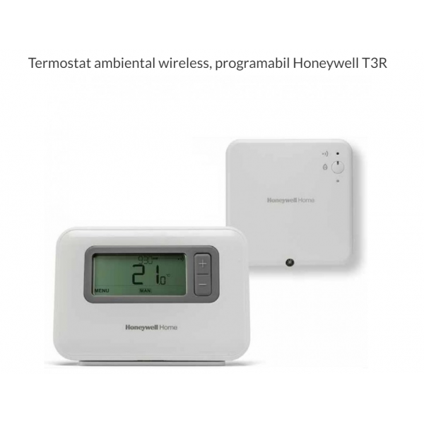 Termostat ambiental wireless, programabil Honeywell T3R