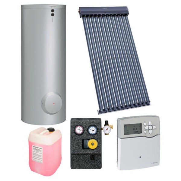 Panou Solar Viessmann Vitosol 200-TM cu boiler bivalent Vitocell de 300L (SK06956)